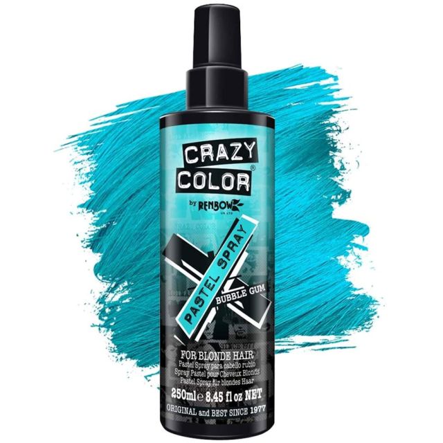 Crazy Color Pastel Spray Bubble Gum